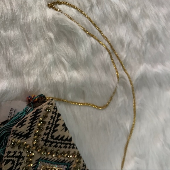 ☀️Beaded clutch with crossbody chain - Picture 6 of 12